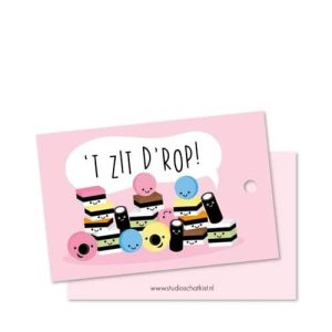Cadeaukaartje ’t zit d’rop