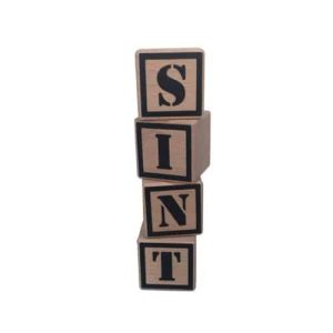 Houten blokken Sinterklaas