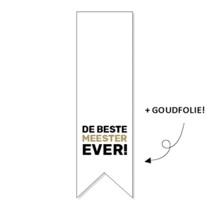 Sticker De beste meester ever