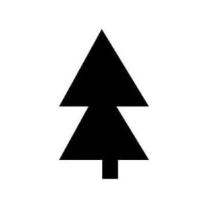 Sticker Kerstboom