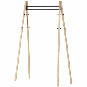 Artek kledingrek Kiila Coat Rack naturel met zwarte rail
