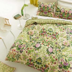 Designers Guild beddengoed Ikebana Damask Fuchsia