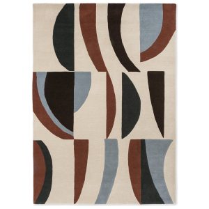 Harlequin vloerkleed Torillo Cornflour/Walnut