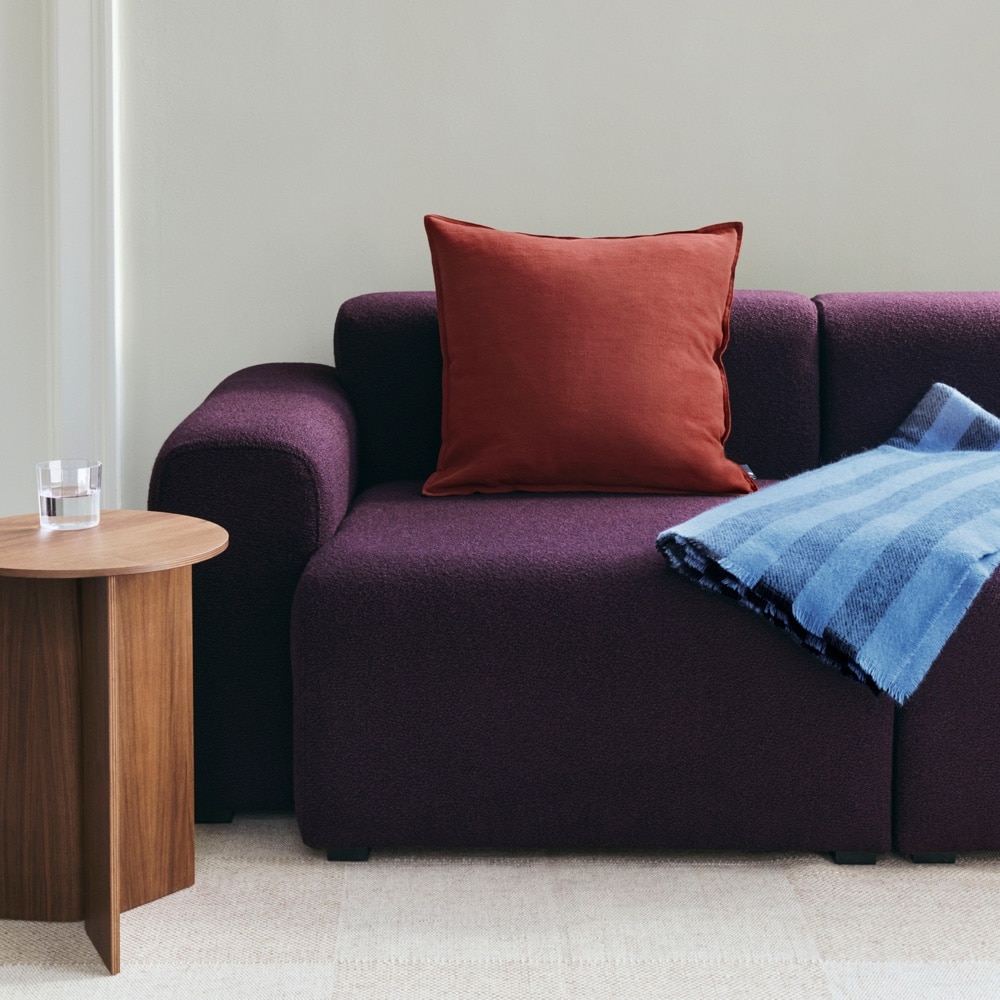 HAY Linen Cushion Cover sierkussenhoes Iron Red - Afbeelding 4