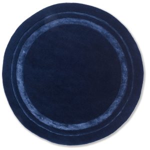 Laura Ashley rond vloerkleed Redbrook Midnight
