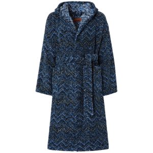 Missoni hooded badjas Azul 150