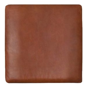 NAHKA leren zitkussen Beetle Brown