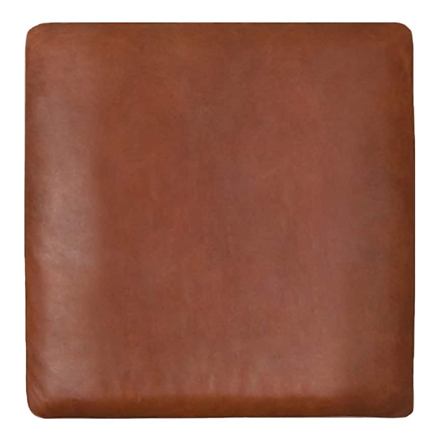 NAHKA leren zitkussen Beetle Brown - Afbeelding 2