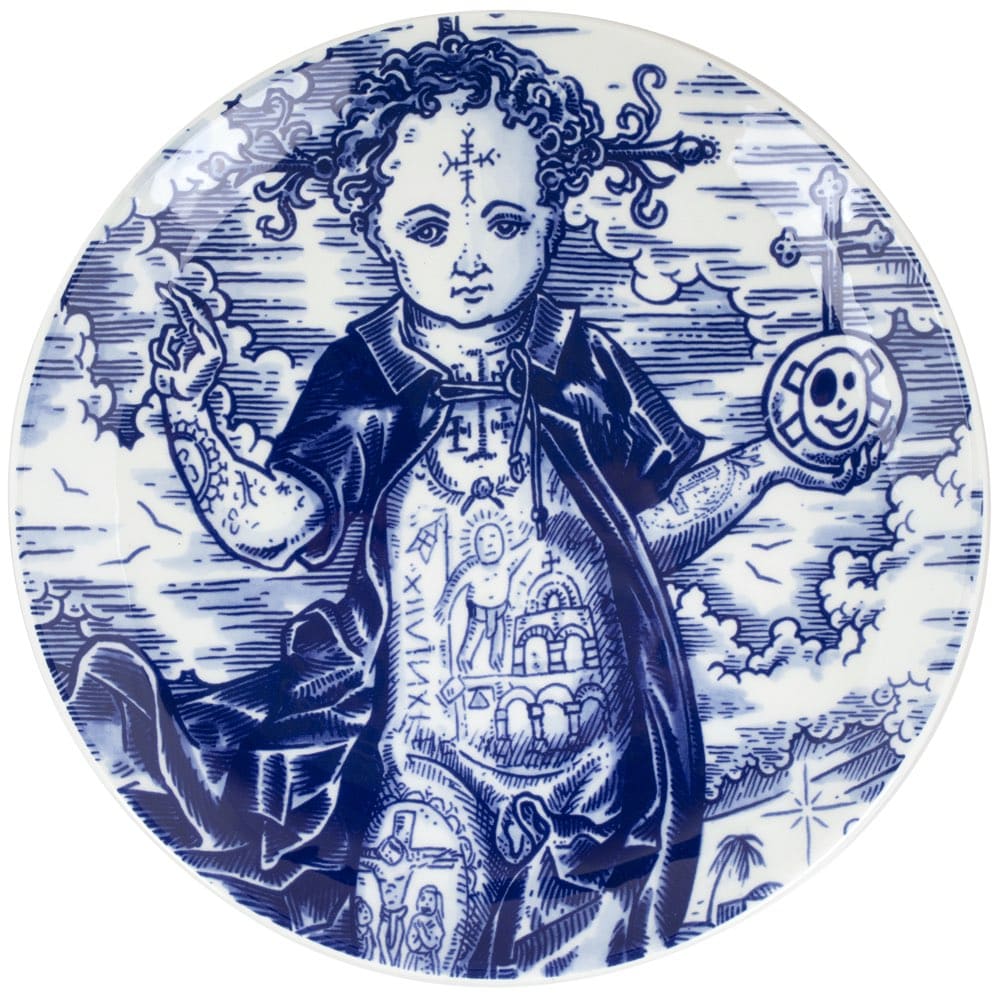 Royal Delft Schiffmacher Tattoo bord Memento Mori