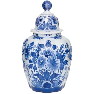 Royal Delft pot met deksel 30 cm