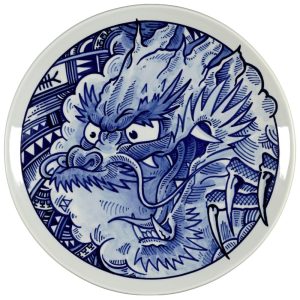 Royal Delft Schiffmacher Tattoo bord Tribal Dragon